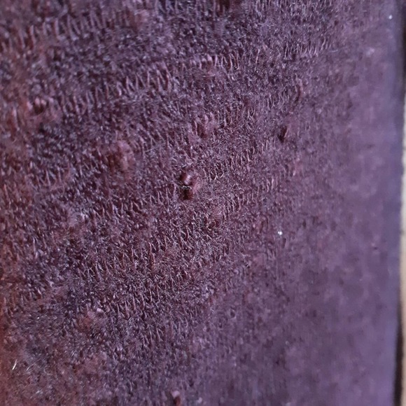 Burgandy Duster Open Sweater Size Small - Picture 4 of 8